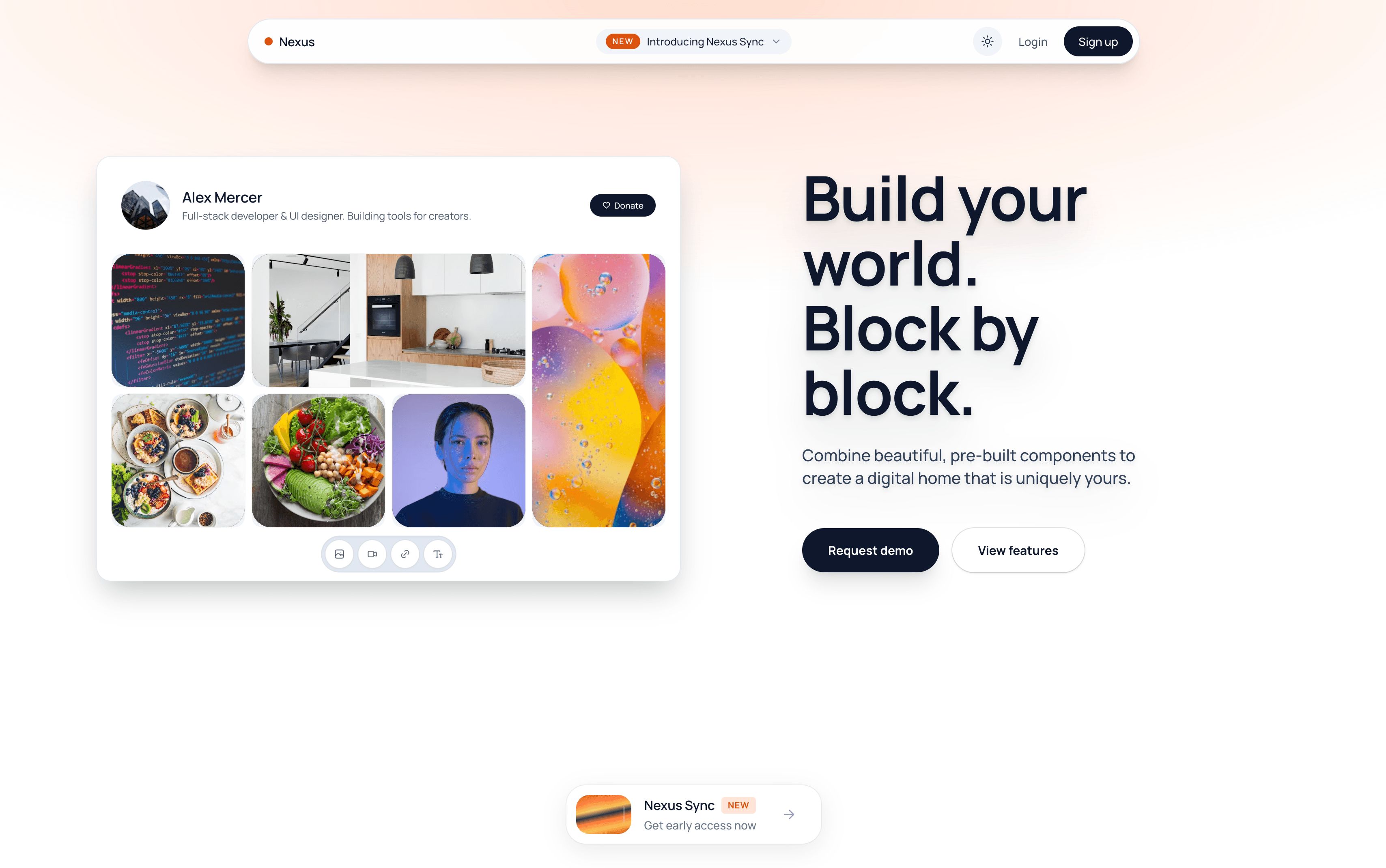 Nexus - Animated SaaS AI Website Preview 2